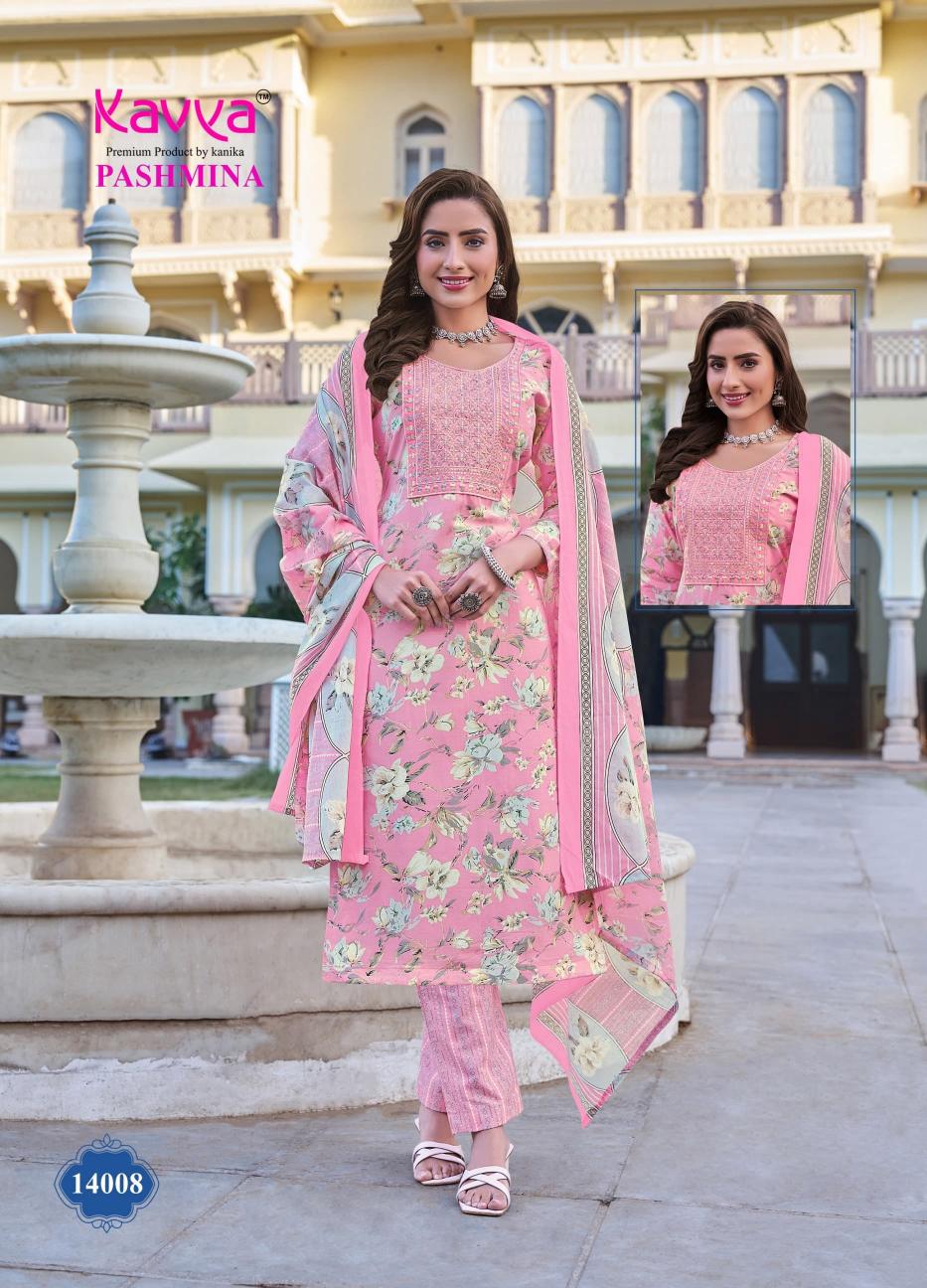 kavya pashmina vol 14 malaysian readymade cotton lining classic 3pcs dress