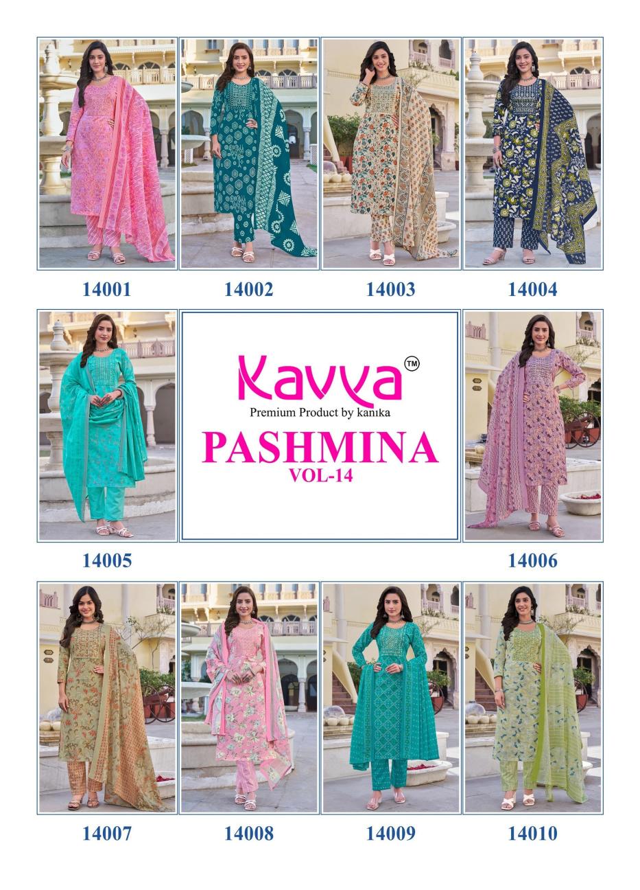 kavya pashmina vol 14 malaysian readymade cotton lining classic 3pcs dress