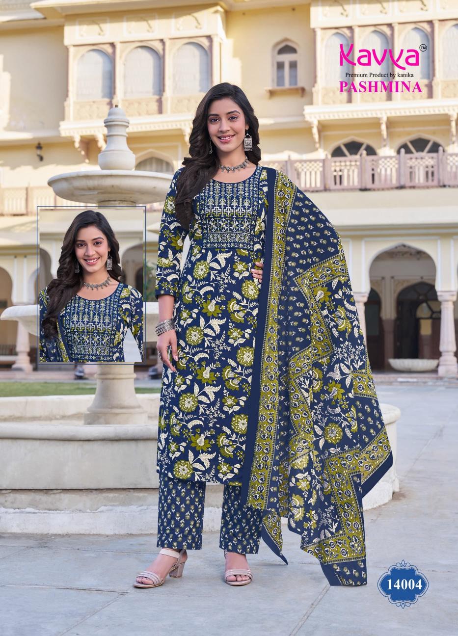kavya pashmina vol 14 malaysian readymade cotton lining classic 3pcs dress