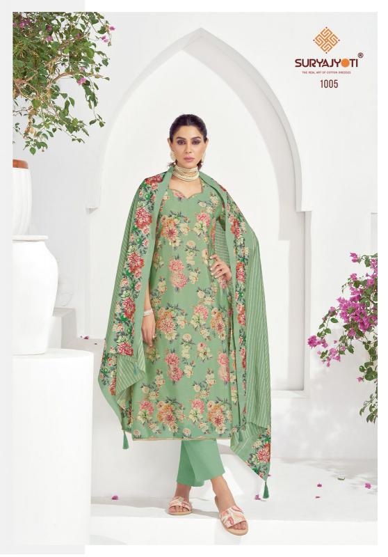 suryajyoti kiara vol 1 russian silk beautiful look dress material
