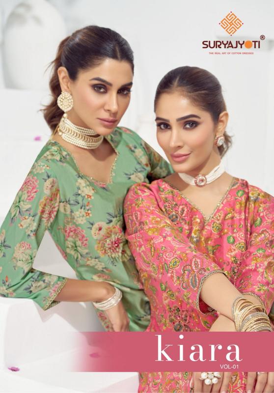 suryajyoti kiara vol 1 russian silk beautiful look dress material