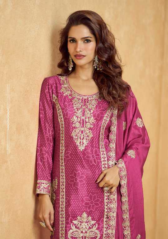 aashirwad creation tanvi chinon silk exclusive full stitch plazzo suit for women