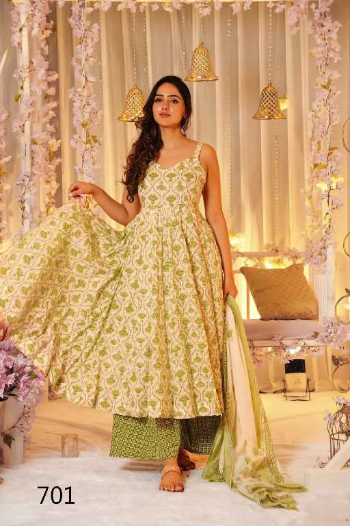 Lucaya Clora Vol-7 Wholesale Designer 3pcs beautiful printed Kurti bottom with dupatta Collection