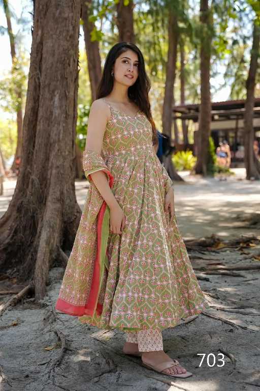 Lucaya Clora Vol-7 Wholesale Designer 3pcs beautiful printed Kurti bottom with dupatta Collection