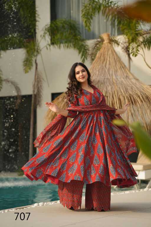 Lucaya Clora Vol-7 Wholesale Designer 3pcs beautiful printed Kurti bottom with dupatta Collection