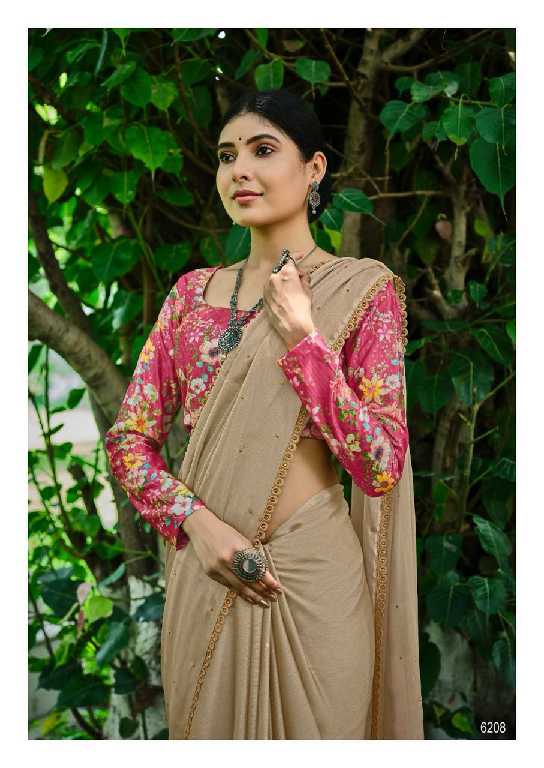 Kashvi Ruby Wholesale Moss With Diamond Work Party Wear Indian Sarees