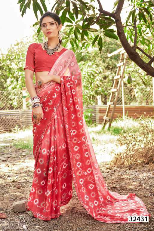 VALLABHI LAUNCHING SHRUTI VOL3 GEORGETTE PRINT FANCY CONCEPT DAILY WEAR SAREE COLLECTIONS