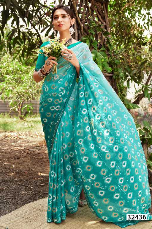 VALLABHI LAUNCHING SHRUTI VOL3 GEORGETTE PRINT FANCY CONCEPT DAILY WEAR SAREE COLLECTIONS