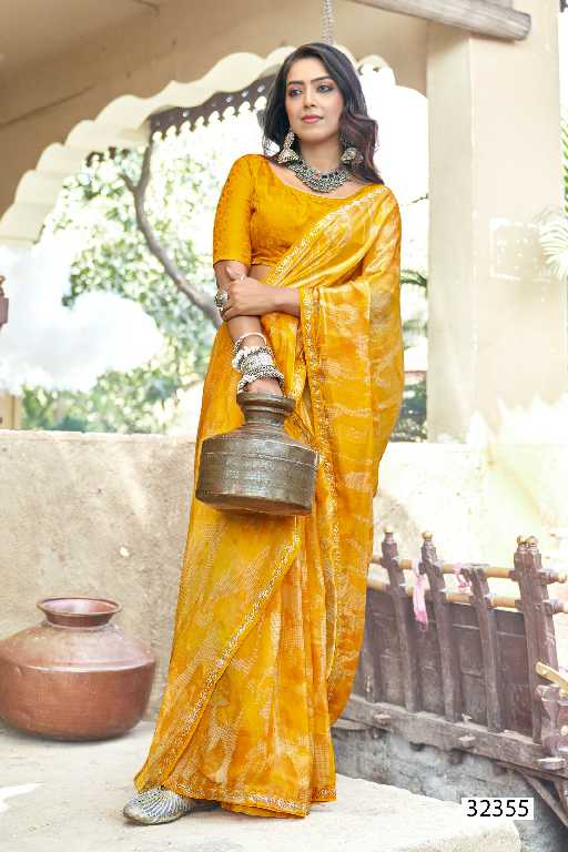 Vallabhi Karuna Vol-2 Wholesale Chiffon With Abstract Print Sarees