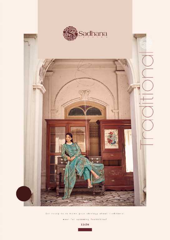 Sadhana Rohi Wholesale Pure Lawn Cotton With Fancy Work Salwar Suits