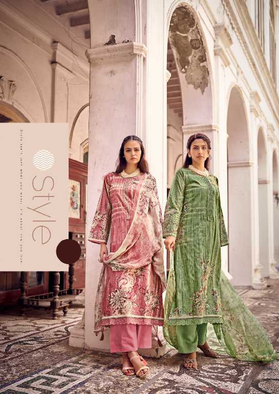 Sadhana Rohi Wholesale Pure Lawn Cotton With Fancy Work Salwar Suits