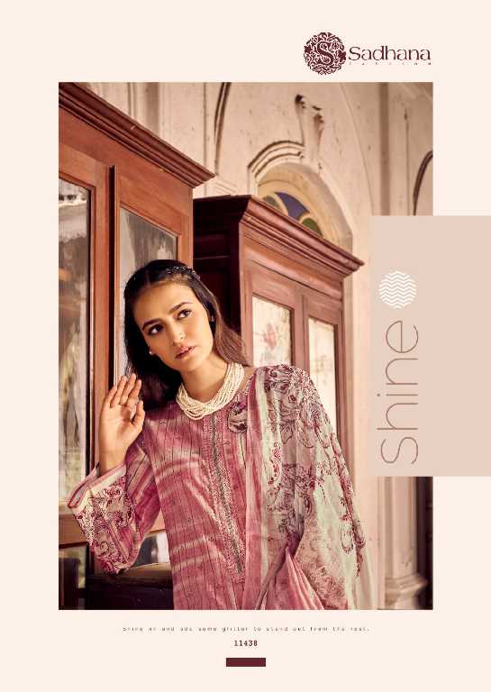 Sadhana Rohi Wholesale Pure Lawn Cotton With Fancy Work Salwar Suits