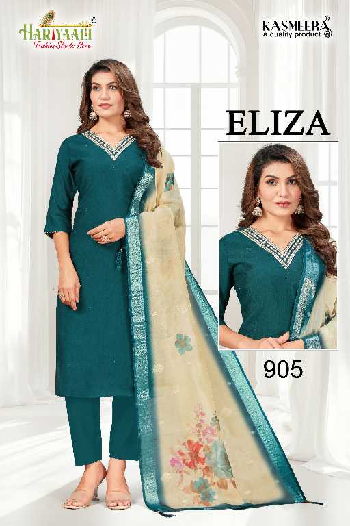 Hariyaali Eliza Wholesale Vertican Silk Readymade 3 Piece Suits