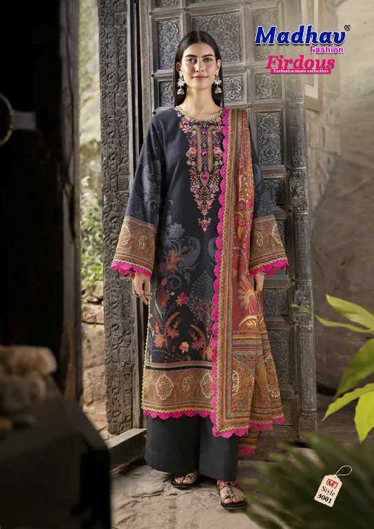 Madhav Firdous Vol-3 Wholesale Pure Designer Cotton Dress Material