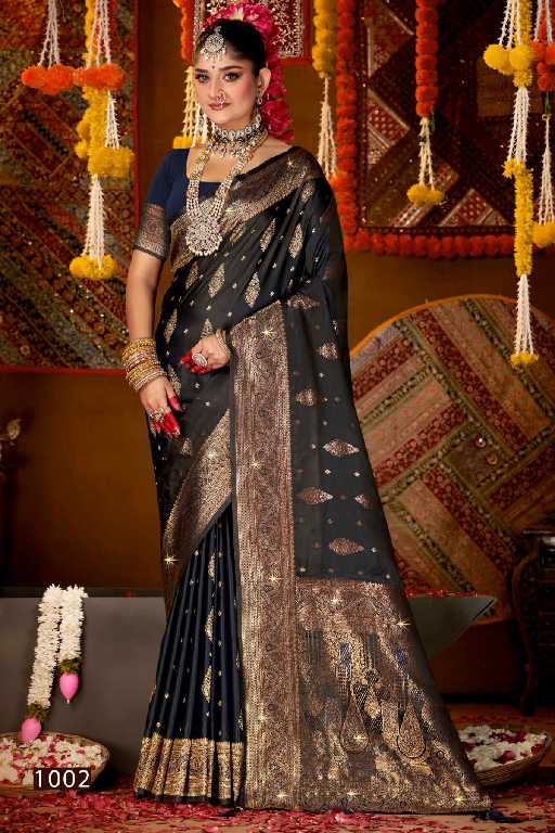 Saroj Krishnaleela Satin Saroski Vol-4 Wholesale Pure Satin Silk Party Wear Sarees
