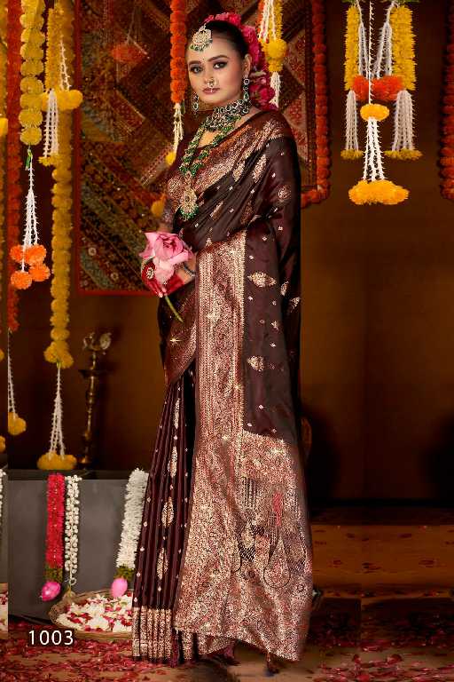 Saroj Krishnaleela Satin Saroski Vol-4 Wholesale Pure Satin Silk Party Wear Sarees