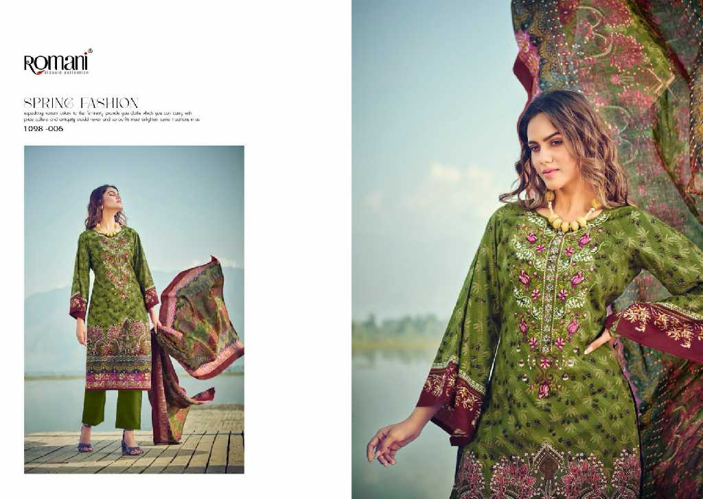ROMANI PRESENTS AARZU VOL 15 HIT DESIGN SOFT COTTON PAKISTANI ETHNIC SALWAR SUIT