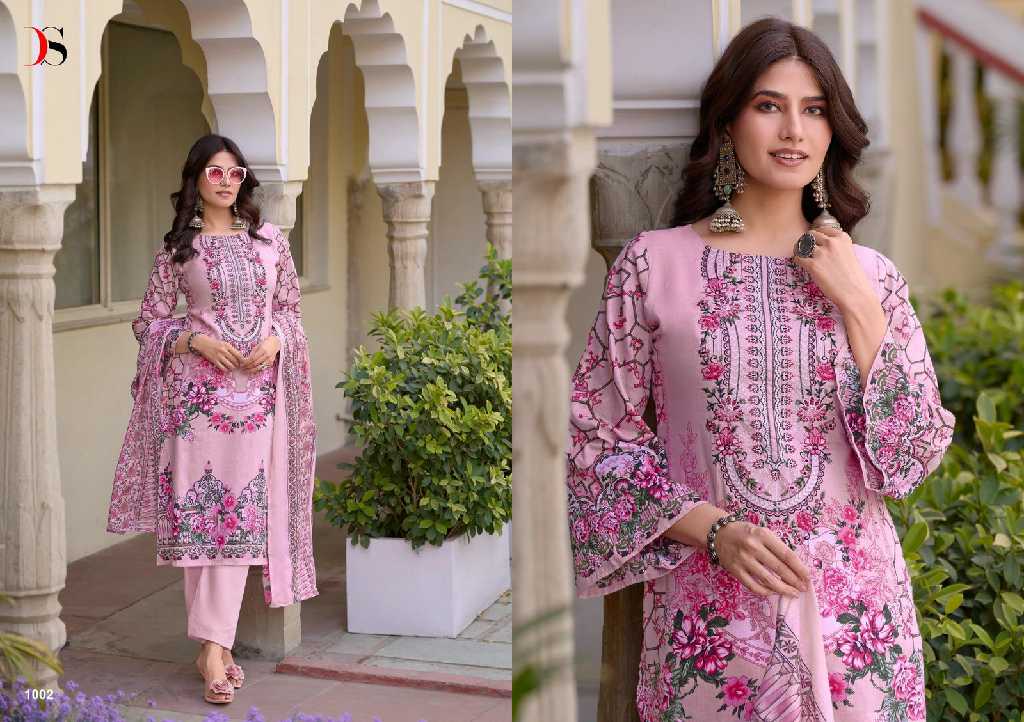 Deepsy Anokhi Wholesale Pure Cotton With Self Embroidery Work Dress Material