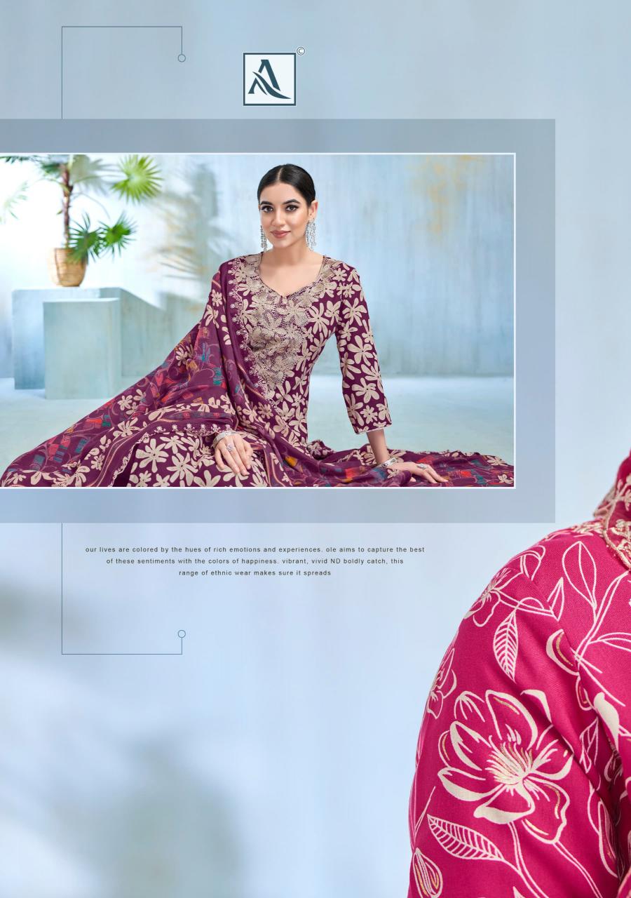 black diamond vol 5 by alok stylish look rayon pakistani ladies suits