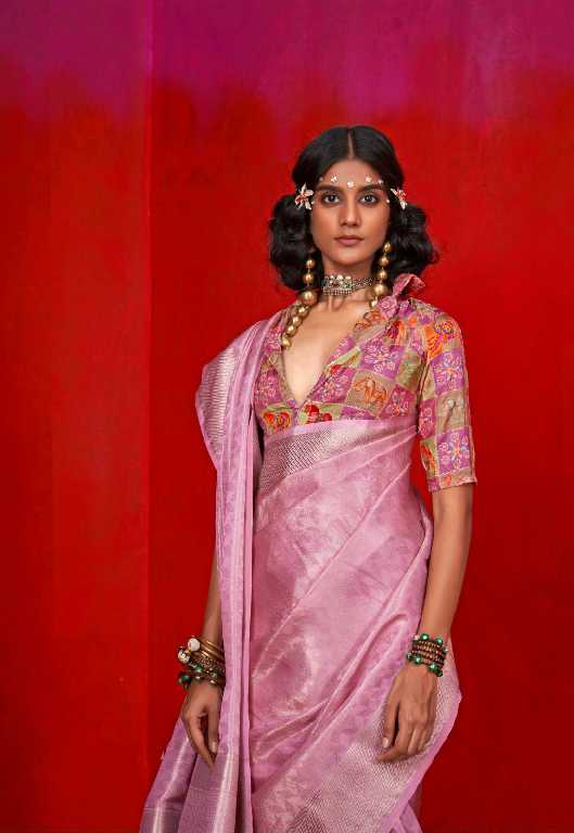 rajtex kabaayaa viscose zari tissue handloom silk saree online