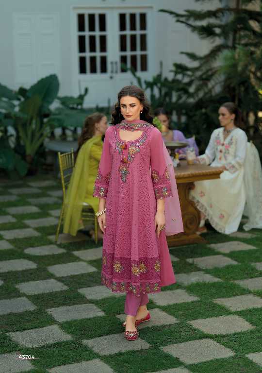 Kailee Nazm Wholesale Luxury Fancy Anarkali Print With Schiffli Pakistani Collection