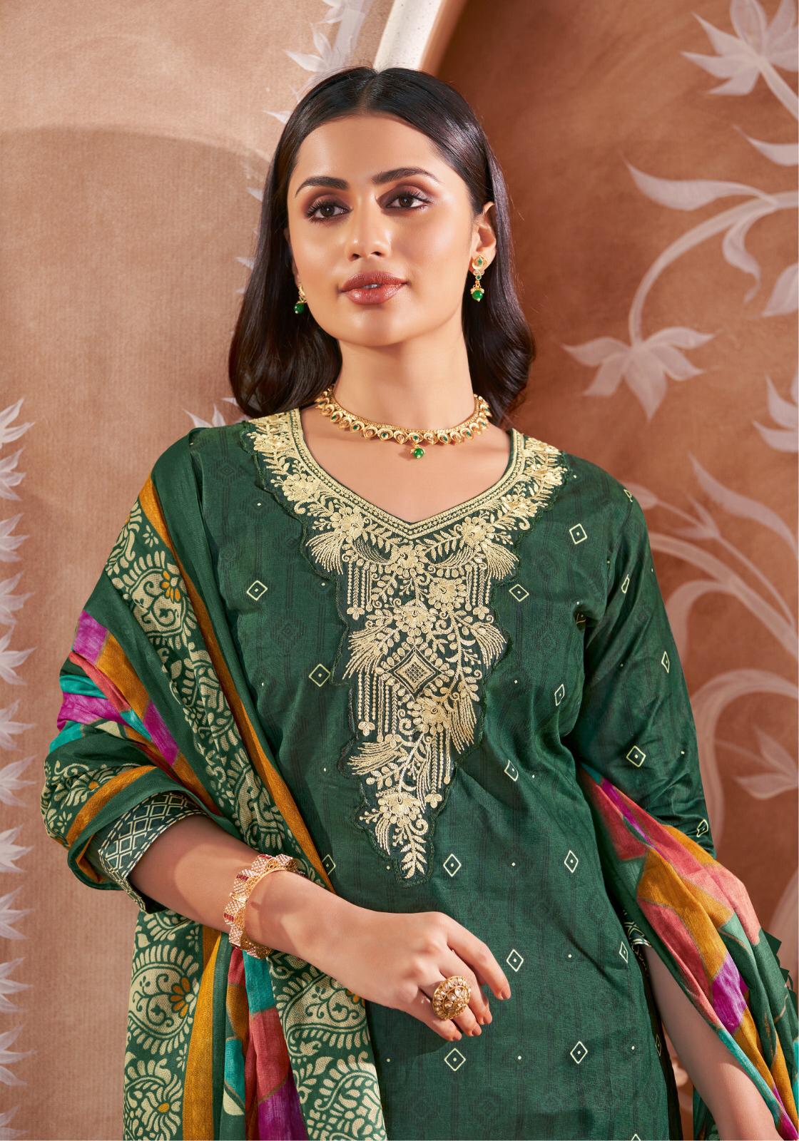 Kala By Tarika Kashish Vol-1 Wholesale Pure Cotton With Patch Work Readymade Suits