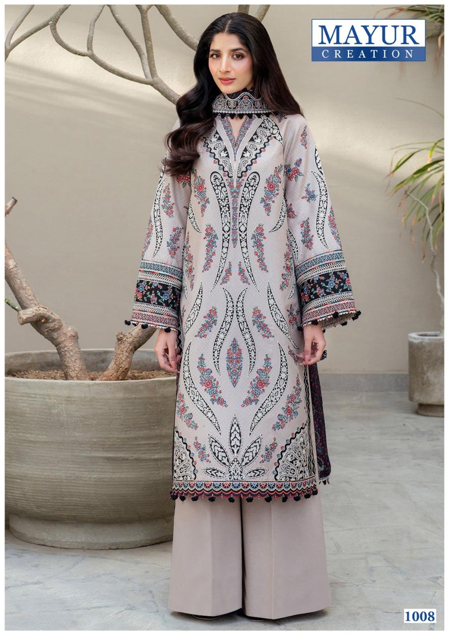 Mayur Khwahish Vol-1 Wholesale Luxury Lawn Cotton Dress Material