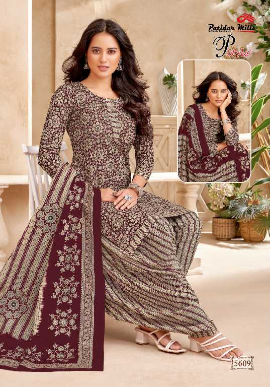 Patidar Pstyle Vol-56 Wholesale Pure Cotton Printed Dress Material