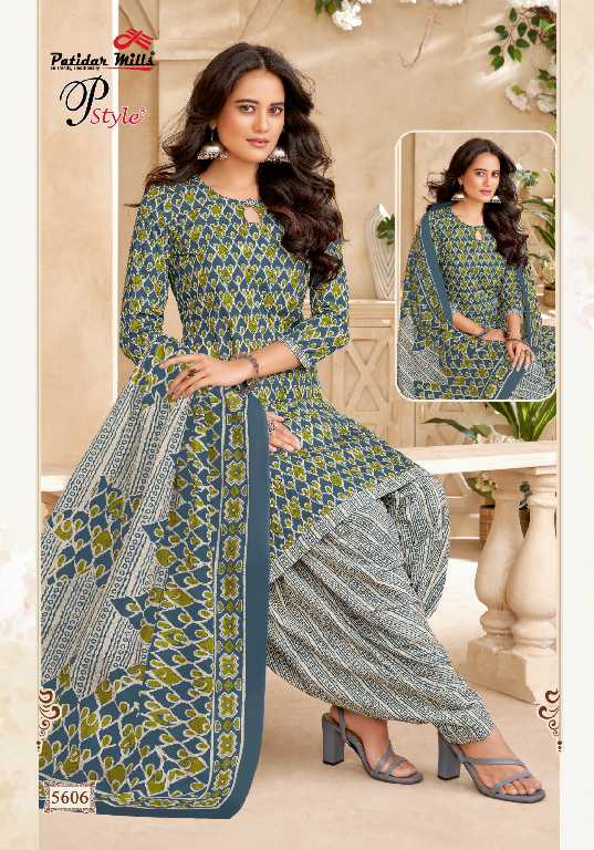 Patidar Pstyle Vol-56 Wholesale Pure Cotton Printed Dress Material