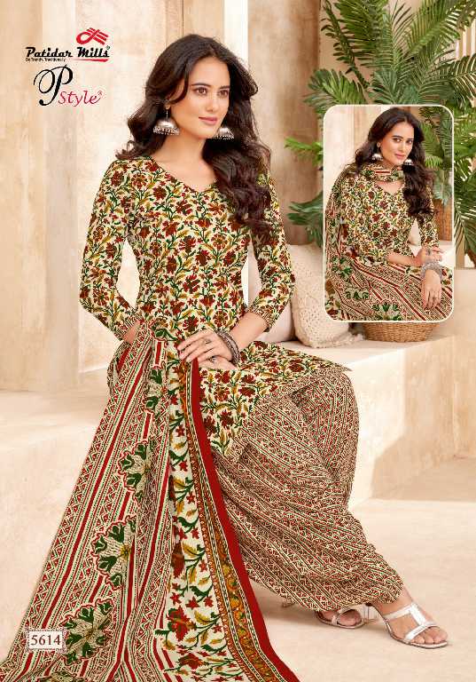 Patidar Pstyle Vol-56 Wholesale Pure Cotton Printed Dress Material