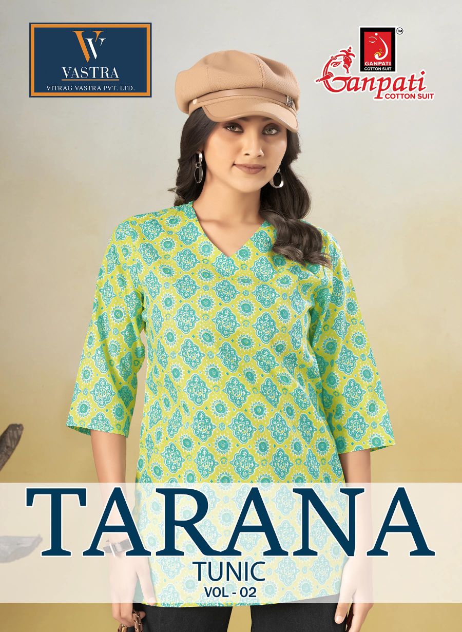 Ganpati Tarana Vol-2 Wholesale Short Tunics Catalog