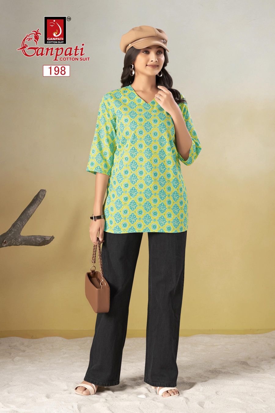 Ganpati Tarana Vol-2 Wholesale Short Tunics Catalog