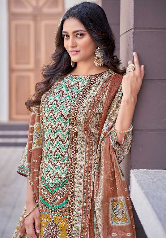 surmai by alok zam discharge print model pakistani dress material