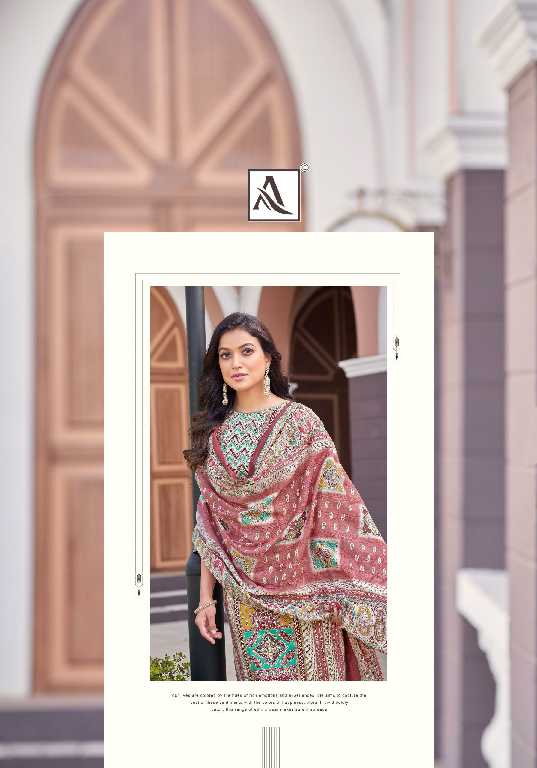 surmai by alok zam discharge print model pakistani dress material
