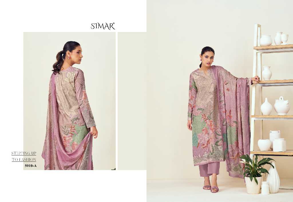 glossy Simar sunidhi elite lawn cotton comfortable unstitch suits