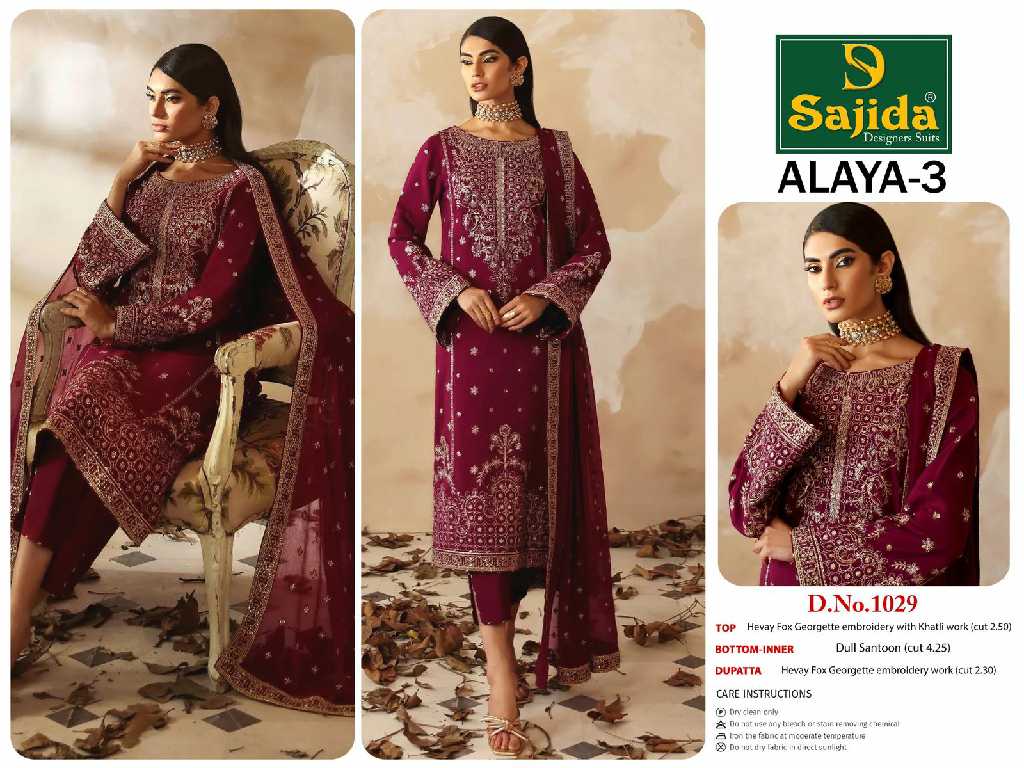 Sajida Alaya Vol-3 Wholesale Indian Pakistani Salwar Suits