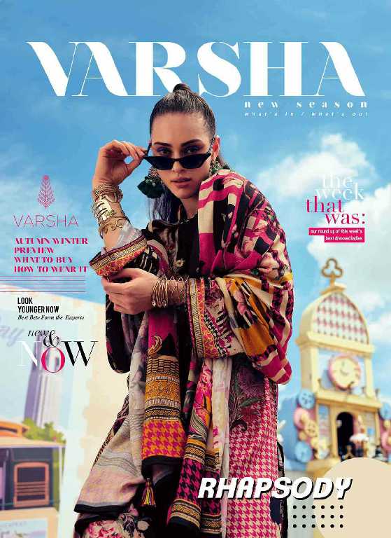 Varsha Rhapsody Wholesale Luxury Lawn With Embroidery Salwar Suits