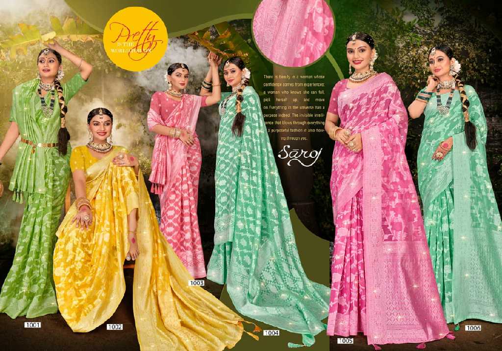 Saroj TItan Cotton Saroski Vol-2 Wholesale Soft Cotton Silk With Rich Pallu Sarees
