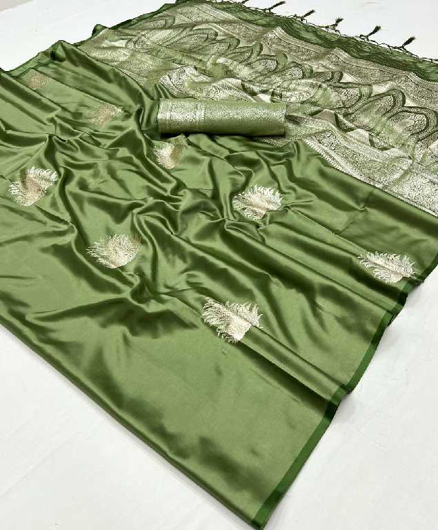 Rajtex Kanthkala Panther Wholesale Pure Satin Handloom Weaving Silk Party Wear Sarees