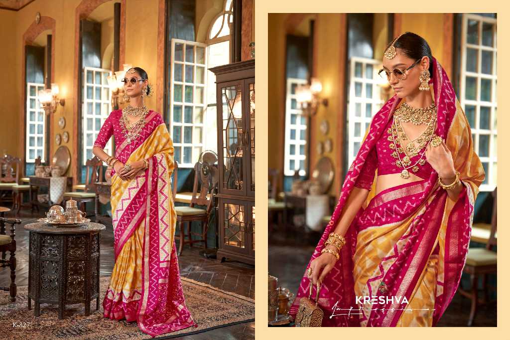 Kreshva Palav-Patola Wholesale High Quality Super Silk Party Wear Sarees