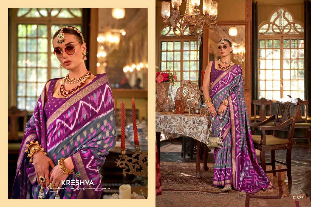 Kreshva Palav-Patola Wholesale High Quality Super Silk Party Wear Sarees