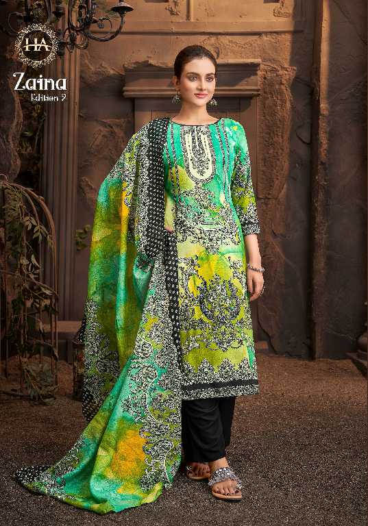 Harshit Zaina Vol-2 Wholesale Pure Viscose With Swarovski Diamond Work Dress Material