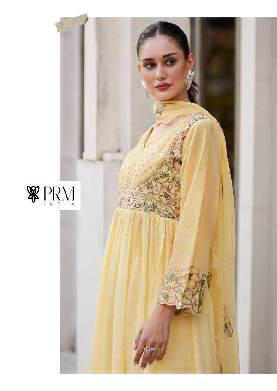 PRM Eyana Wholesale Pure Mal With Designer Embroidery Readymade Suits