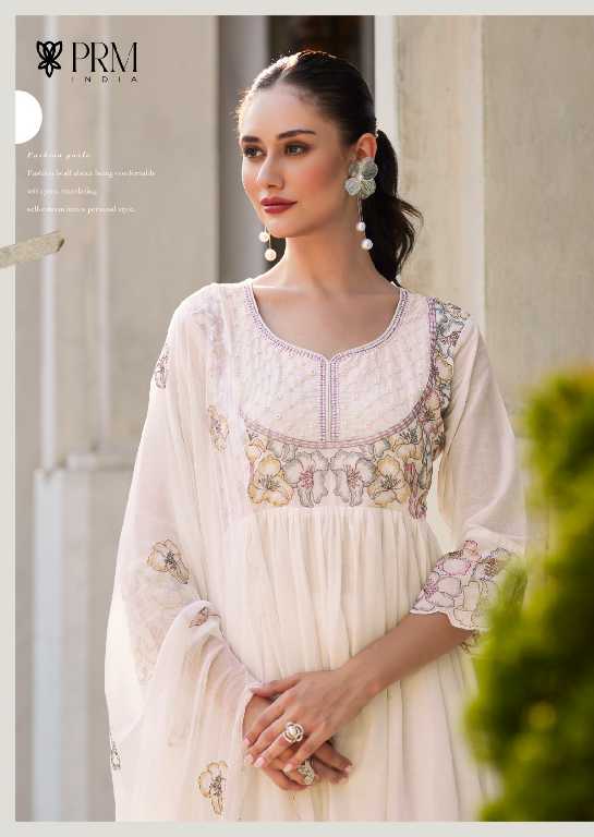 PRM Eyana Wholesale Pure Mal With Designer Embroidery Readymade Suits