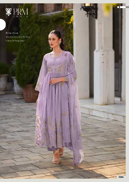 PRM Eyana Wholesale Pure Mal With Designer Embroidery Readymade Suits