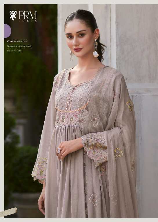PRM Eyana Wholesale Pure Mal With Designer Embroidery Readymade Suits