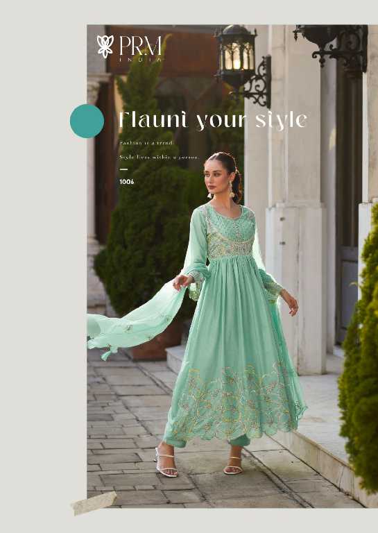 PRM Eyana Wholesale Pure Mal With Designer Embroidery Readymade Suits