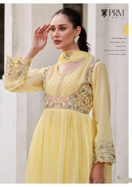 PRM Eyana Wholesale Pure Mal With Designer Embroidery Readymade Suits