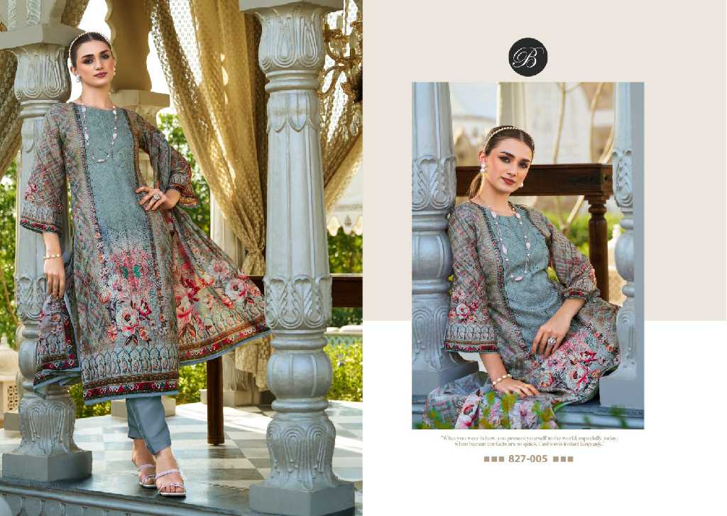 Belliza Albeli Wholesale Pure Jam Cotton With Embroidery Work Salwar Suits