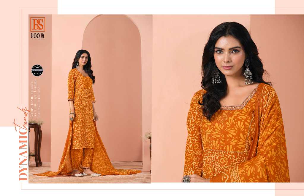 Rangi Sangi Pooja Wholesale Exclusive Cotton Readymade Suits Collection